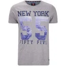 55 Soul Men's Utopia Photographic Number Print T-Shirt - Grey - S - Grey Image 1