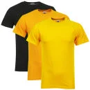 Fruit of the Loom/Jerzees Men's 3 Pack T-Shirts - Small - Yellow/Gold/Black Image 1