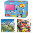 Nintendo 3DS XL Pink Console - Includes Tomodachi Life, Super Smash Bros. & Fantasty Life Image 1