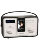 View Quest Retro1 DAB with iPhone Dock - Black Image 1