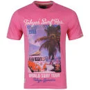 Tokyo Laundry Men's World Tour T-Shirt - Hot Pink - S - Hot Pink Image 1