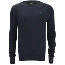 Ringspun Men's Luco Crew Neck Jumper - Navy Marl - S - Navy Marl Image 1