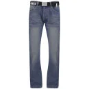 Smith & Jones Men's Elano Mid Rise Jeans - Dark Wash - 30S - Dark Wash Image 1