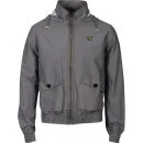 Le Breve Men's Systom Bomber Lightweight Jacket - Grey - S - Grey Image 1