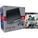 Playstation 3 PS3 Slim 320GB Console: Bundle (Includes Tom Clancy's Ghost Recon 4: Future Soldier) Image 1