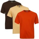 Fruit of the Loom/Jerzees Men's 3 Pack T-Shirts - Extra Large - Rust/Beige/Brown Image 1