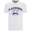 Slazenger Men's Waddle T-Shirt - White/Blue - S - White/Blue Image 1