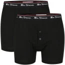 Ben Sherman Men's 2-Pack Boxer - Black - S - Black Image 1