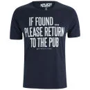 Xplicit Men's If Found T-Shirt - Navy - S - Blue Image 1