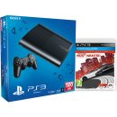 PS3: New Sony PlayStation 3 Slim Console (500 GB) - Black - Includes Need for Speed Most Wanted Image 1
