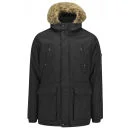 Ringspun Men's Mike Ripstop Parka Coat - Black - S - Black Image 1
