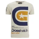 Crosshatch Men's Stargaze T-Shirt - Silver Birch - S - White Image 1