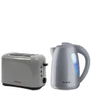 Breville 1.5 Litre Plastic Jug Kettle and 2 Slice Silver Toaster Image 1
