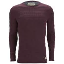 Jack & Jones Men's Originals Mars O-Neck Solid Jumper - Fig - S - Red Image 1