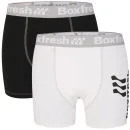 Boxfresh Men's 2-Pack Boxer Shorts - Black/White - S - Black/White Image 1