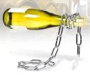 Chain Wine Bottle Holder Image 1
