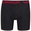 Under Armour Men's The Original 6 Inch Boxerjock - Black/Red - S - Black/Red Image 1