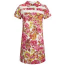 LOVE Women's Contrast Shift Dress - Tapestry Foral - XS - Pink Image 1