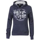 Hilfiger Denim Women's Bessy Logo Print Hoody - Peacoat - XS - Blue Image 1