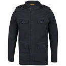 Brave Soul Men's 3/4 Length Oxford Jacket - Charcoal - S - Charcoal Image 1
