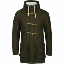 Tokyo Laundry Men's Arland Melton Hooded Jacket - Forest Green - S - Forest Green Image 1