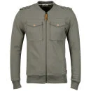 Boxfresh Men's Havily Utility Zip Through Track Top - Vertiver - S - Vertiver Image 1