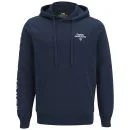 Jack & Jones Men's Core Mono Hooded Sweatshirt - Dress Blue - S - Blue Image 1