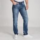 Jack & Jones Men's Tim Original Jeans - Blue Denim - 30/30 - Blue Denim Image 1