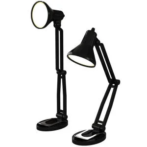 Mini Retro Style Desk Lamp Book Light - Black Image 1