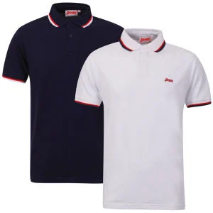 Penn Men's 2-Pack Polo Pen185 - White/Navy - S - White/Navy Image 1