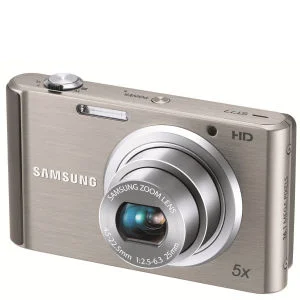 Samsung ST77 Compact Digital Camera (16MP, 5x Optical, 2.7Inch LCD) - Silver Image 1