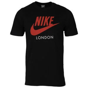 Nike Men's London T-Shirt - Black/Red - S - Black/Red Image 1