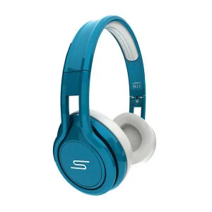 SMS Audio by 50 Cent Street Wired Headphones Includes Passive Noise Cancellation - Teal Image 1