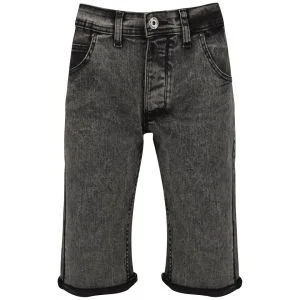 Soul Star Men's Denim Shorts - Grey - 28R - Grey Image 1