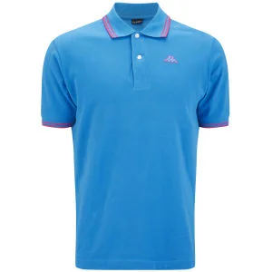 Kappa Men's Lamot Polo - Turquoise/Fuchsia - M - Turquoice/Fuschia Image 1