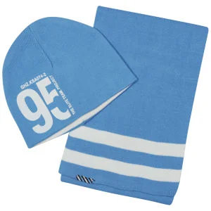 Smith & Jones Men's Dominique Hat and Scarf Set - Blue Image 1