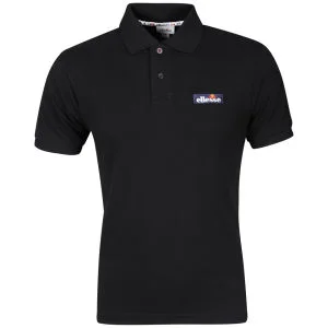 Ellesse Men's Baseliner Polo Shirt - Black - S - Black Image 1