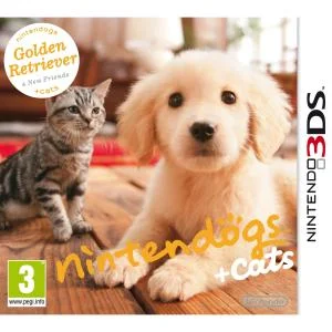 Nintendogs and Cats (Golden Retriever and New Friends) (3DS) Image 1