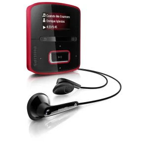Philips GoGEAR Raga MP3 Player - Red Image 1
