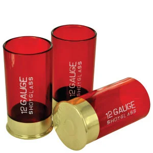 12 Gauge Cartridge Shaped Shot Glass (Pack of 4) Image 1