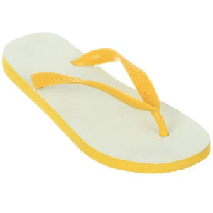Havaianas Unisex Tradicional Flip Flops - Yellow - 1 - Yellow Image 1