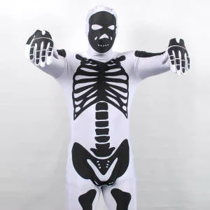 Morphsuits Skeleton White - M - Skeleton White Image 1