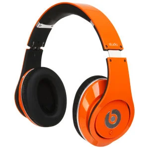 Beats by Dr. Dre: Studio Noise Cancelling HD Headphones with Microphone - Orange Image 1