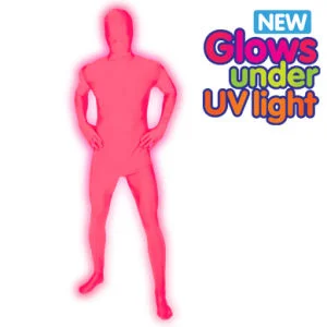 Morphsuits - Pink Glow - M - Pink Fluro Image 1