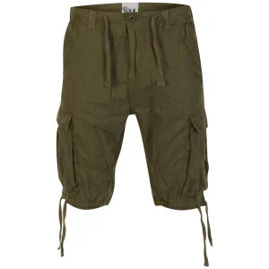55 Soul Men's Spirit Shorts - Khaki - 28 - Khaki Image 1