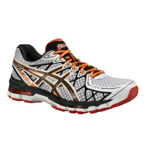 Asics Men's Gel-Kayano 20 Trainers - White/Onyx/Red - 6 - White/Black/Red Image 1