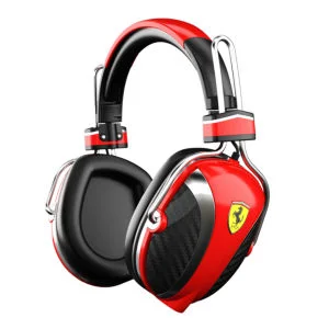 Ferrari P200 Scuderia Noise Cancelling Headphones by Logic3 - Red Image 1