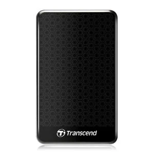 Transcend StoreJet 25A3 1TB External USB 3.0 Hard Drive - Black Image 1