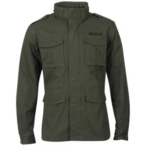Ringspun Men's Drive Jacket - Khaki - S - Khaki Image 1