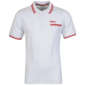 Kickers Men's Fairs Polo - White - S Image 1